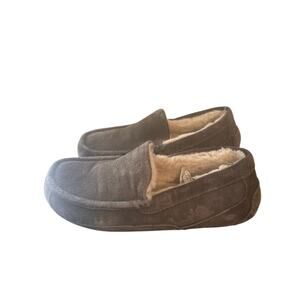 UGG Slippers Slip On Shoes Moccasin Ascot Wool Sheepskin Men's Size 12 u